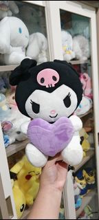 Sanrio Big Kuromi with Purple Heart Plushie