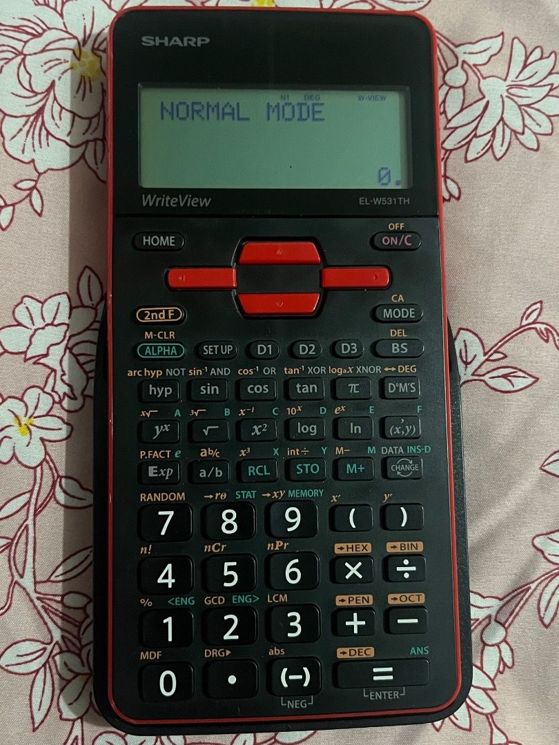 Sharp Scientific Calculator (Category: Office & Business Technology) located in Manila. Submitted by ayoshiko (Listing ID 1368880461, Image 2). Description: loc: makati rfs: will buy another one.