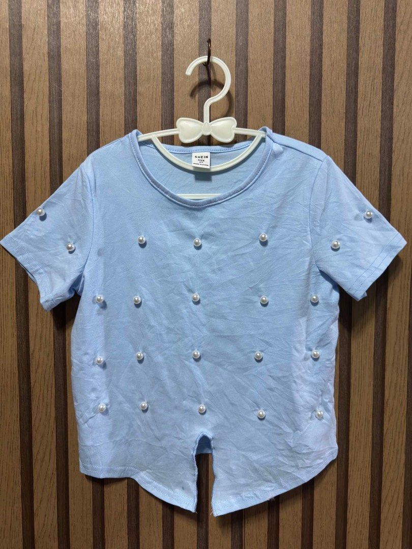Shein kids powder blue top (Category: Babies & Kids Fashion) located in Makati City. Submitted by elimsdayo (Listing ID 1368927461, Image 2). Description: .