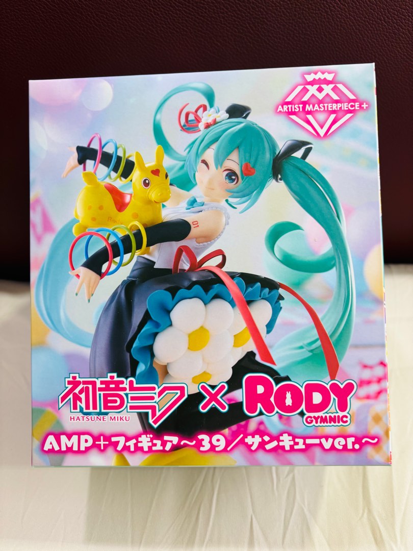Figurine Hatsune Miku X Rody AMP+ 39/Thank You Ver. - Multicolore, Fabriquée Au Japon (2025)