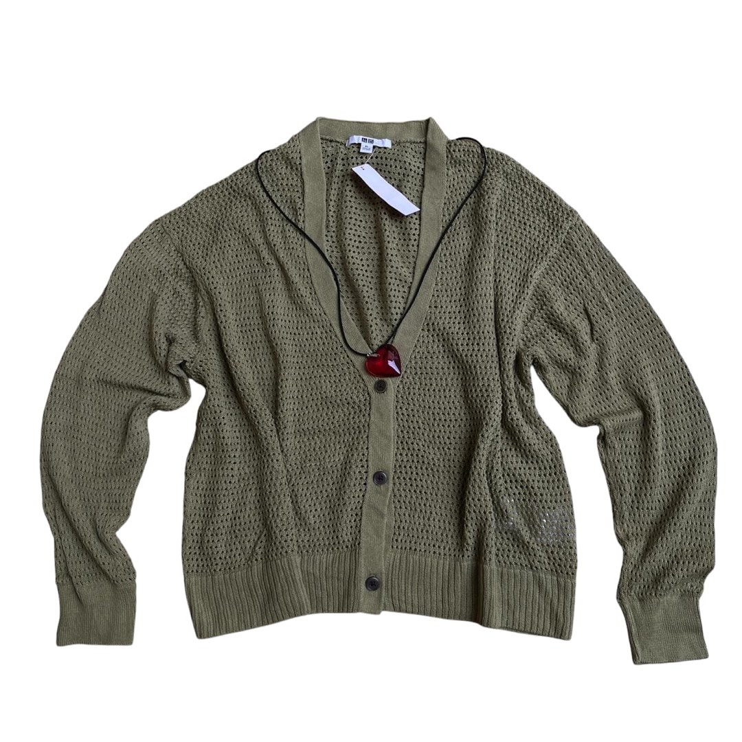 uniqlo army fish net /jaring, Fesyen Wanita, Pakaian Wanita, Baju ...