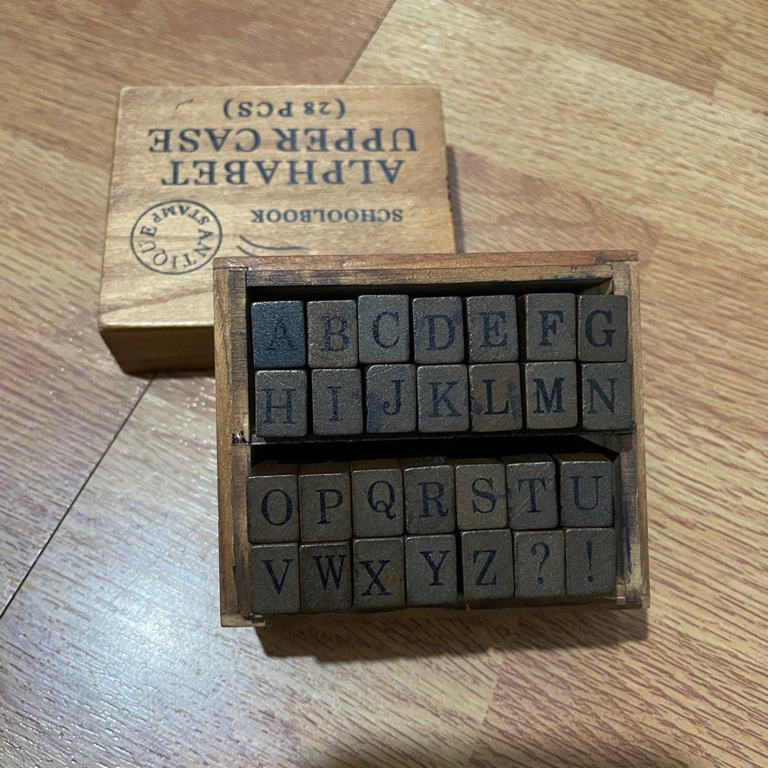 Uppercase Alphabet letters stamp (Category: Craft Supplies & Tools) located in Taytay. Submitted by ayanna.is (Listing ID 1368829116, Image 2). Description: - uppercase alphabet letter stamps - used for a few times only 🚚: j&t or sdd. 📍:Taytay Rizal 💰: Gcash - Last price is already posted. Negotiations and low balling is not allowed, unless buying 3 or more items..