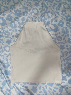 White Halter Top (Zara)