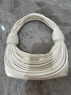 White Hobo Shoulder Bag/ Underarm/ Handbag