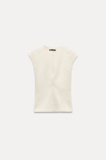 Zara Fitted Zip Top