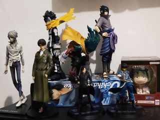Anime figures: AOT,
Psycho-pass, MHA,.Naruto, One Piece,
FMA