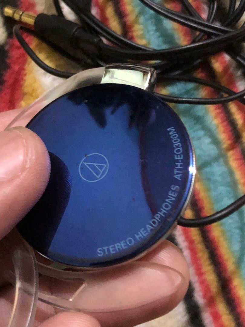 Audio Technica Ath-eq300M (Category: Earphones) located in Quezon City. Submitted by markgolveo (Listing ID 1369013558, Image 3). Description: Audio Technica Ath-eq300M Tested working very clear and crisp high and low audio output Issue signs of wears missing ear pads.