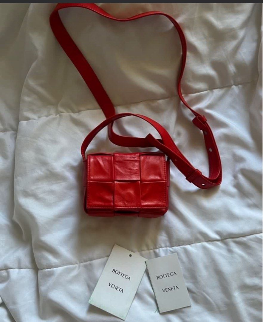 Bottega Mini Cassette candy (Category: Luxury Bags & Wallets) located in Angeles City. Submitted by kitiara416 (Listing ID 1369077134, Image 2). Description: Inclusions: Bottega Paper booklet. NGA. No flaws. Can give you other pictures upon request. Super cute!.