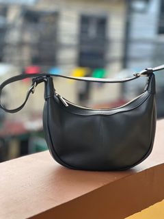 Black  leather small Hobo bag