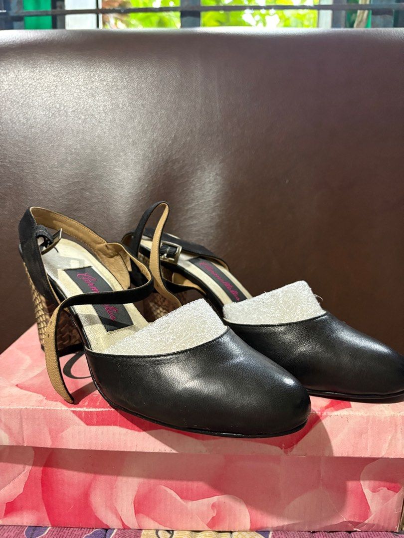 Carmelletes High Heels (Marikina Made) (Category: Heels) located in San Mateo. Submitted by poshimari (Listing ID 1369029381, Image 1). Description: USED ONCE Straps and heels in good condition Glues are still intact.
