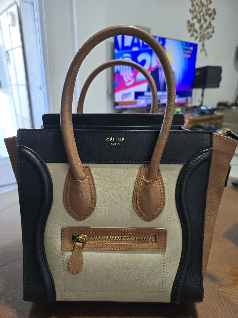 Celine-Nano Luggage Bag (Category: Luxury Bags & Wallets) located in Quezon City. Submitted by fabulousdealsbhl (Listing ID 1368988903, Image 1). Description: Shipping fee shouldered by buyer. Contact: 09201260095.