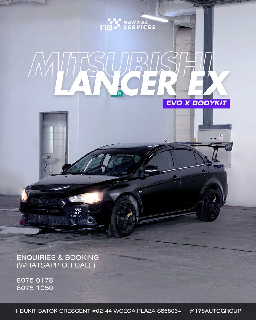 CHEAP CAR RENTAL MODDED LANCER MALAYSIA PPLATE WELCOME CAR RENTAL62886405349379113