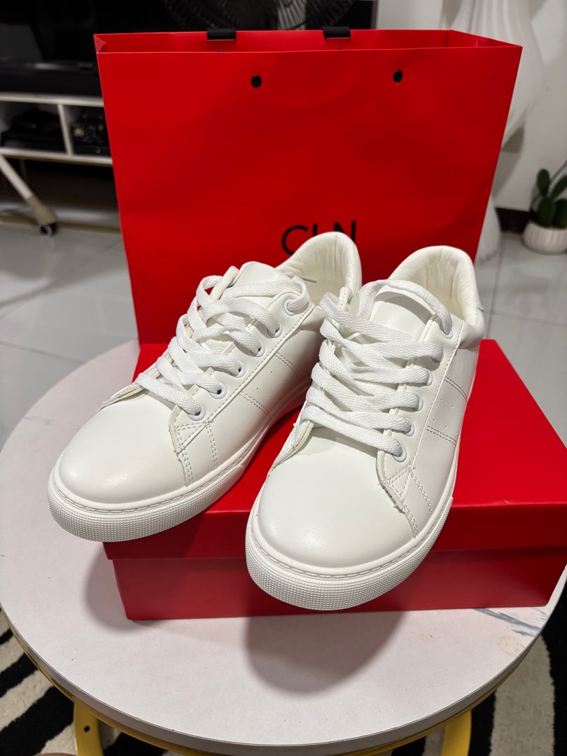 cln white shoes
