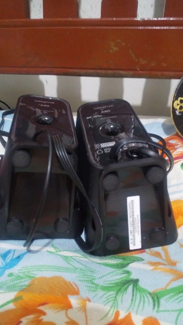Creative A60 Model no. MF 1635 (Category: Soundbars, Speakers & Amplifiers) located in Carmona. Submitted by rpute (Listing ID 1369133348, Image 3). Description: issue switch but made a solution.