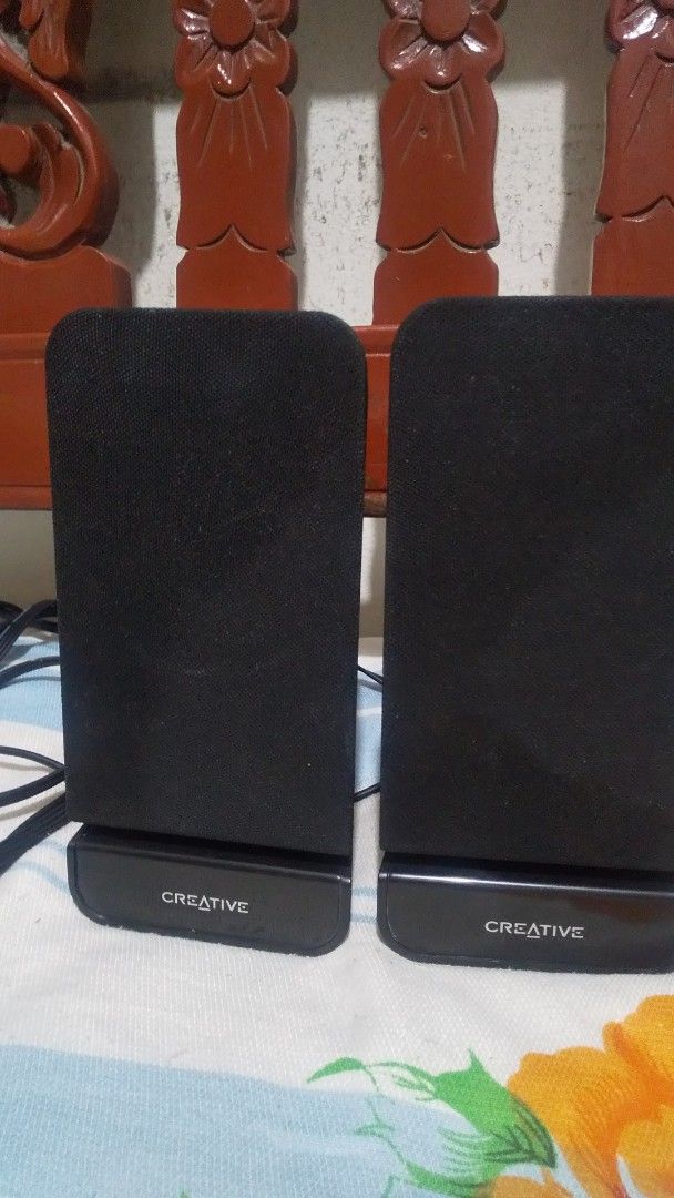 Creative A60 Model no. MF 1635 (Category: Soundbars, Speakers & Amplifiers) located in Carmona. Submitted by rpute (Listing ID 1369133348, Image 1). Description: issue switch but made a solution.