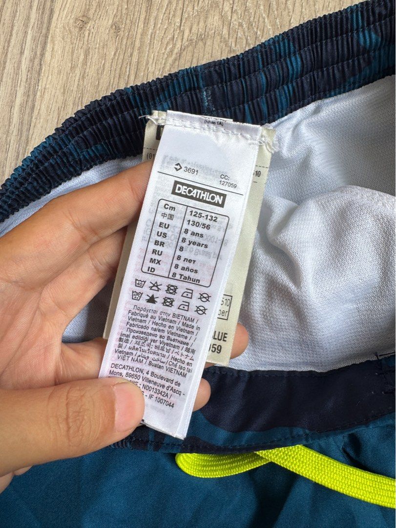 Decathlon Boardshorts size 8 (Category: Babies & Kids Fashion) located in Quezon City. Submitted by oidua (Listing ID 1369038658, Image 2). Description: Brand new just removed tags With inner lining For 8 yr old, 8T.