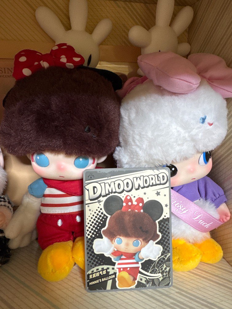 Dimoo world (minnie balloon), Hobbies & Toys, Toys & Games on Carousell