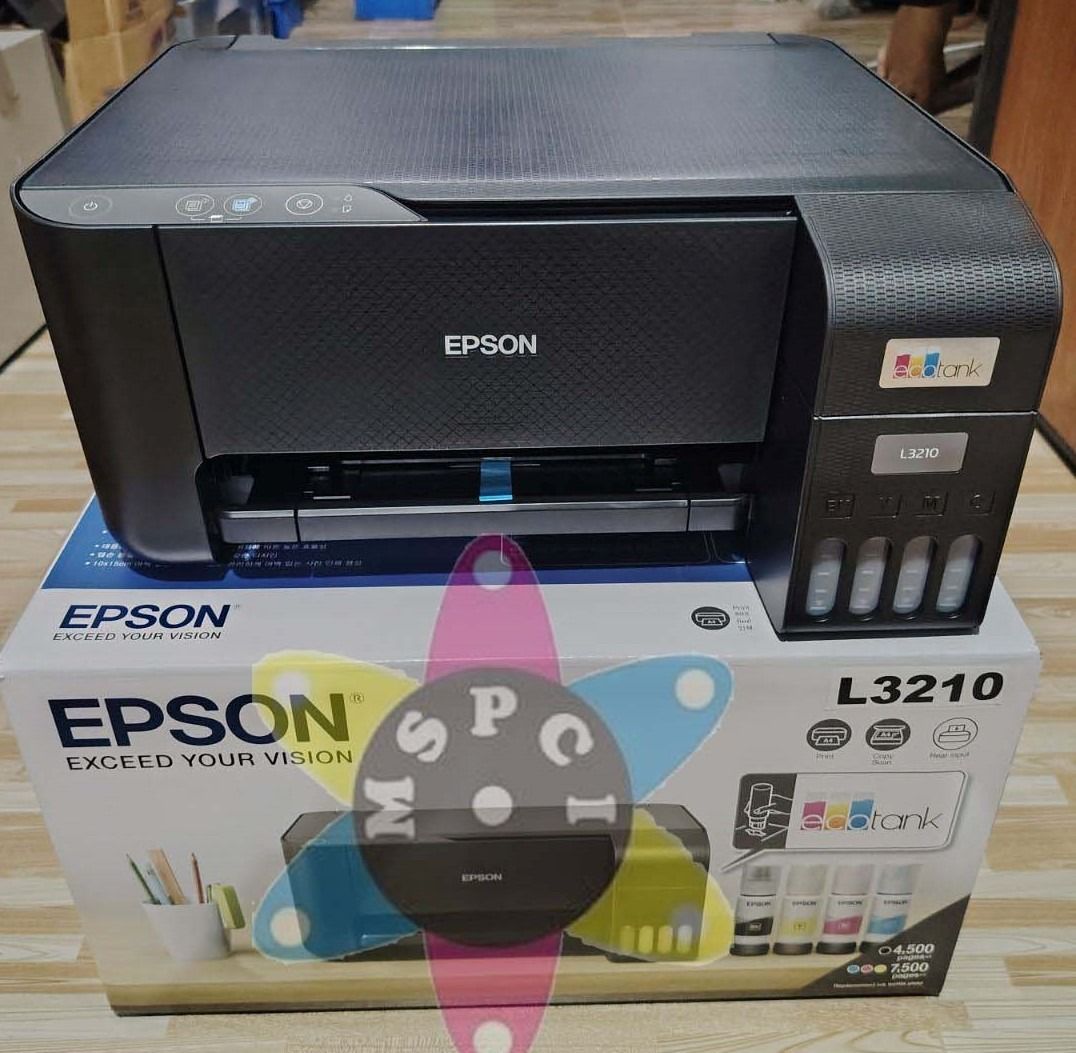 Epson L3210 Printer 3-in-1(print, scan and copy) (Category: Printers, Scanners & Copiers) located in Binan City. Submitted by mspci2020 (Listing ID 1369030227, Image 2). Description: Epson L3210 Printer 3-in-1(print, scan and copy) Price: Php 6,200 Location : Biñan, Laguna ✅refurbished unit ✅Print, scan and copy printer ✅3mos warranty ✅Less than 100-200 used pages only for testing ✅Pwedeng magprint upto long size paper ✅Scan and copy upto A4 size