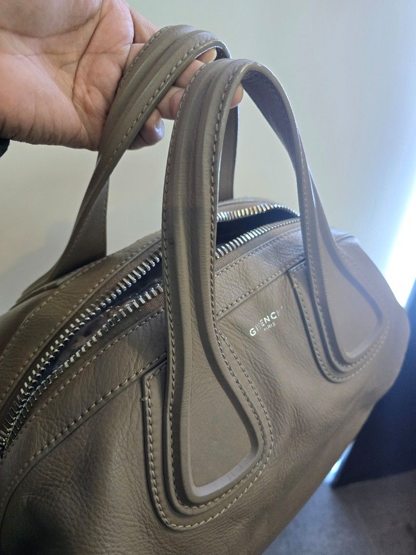 Givenchy Nightingale Medium Brown Leather BagNightingale Medium Brown Leather Bag (Category: Luxury Bags & Wallets) located in Taguig. Submitted by mluxeph (Listing ID 1368994199, Image 3). Description: Givenchy Nightingale Medium Brown Leather Bag calfskin leather year 2015 with removable strap only.