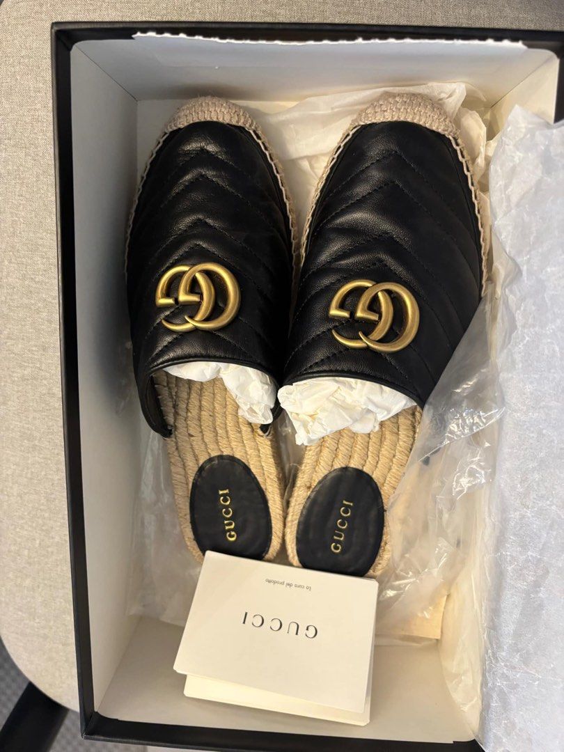 Gucci Espradille (Category: Flats & Sandals) located in Paranaque City. Submitted by preloveditems111 (Listing ID 1368958975, Image 3). Description: Used twice Size 37.5.