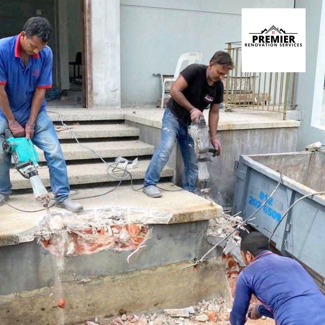 Hacking service/kitchen & toilets  hacking/hdb renovation/landed /commercial area hacking /dismantle/Disposal / experts workers 🪖👷‍♂️62863114744195119