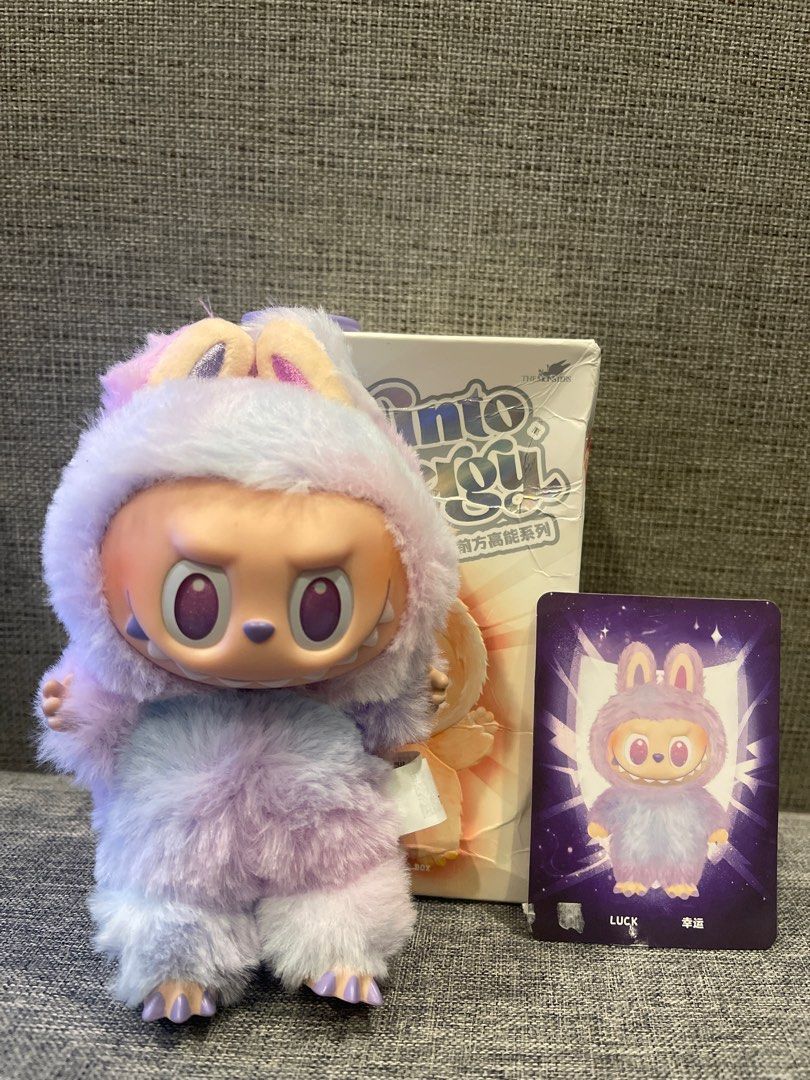 Labubu The Monsters V3 Big Into Energy Plush Doll Keychain