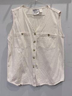 Linen Vest Top