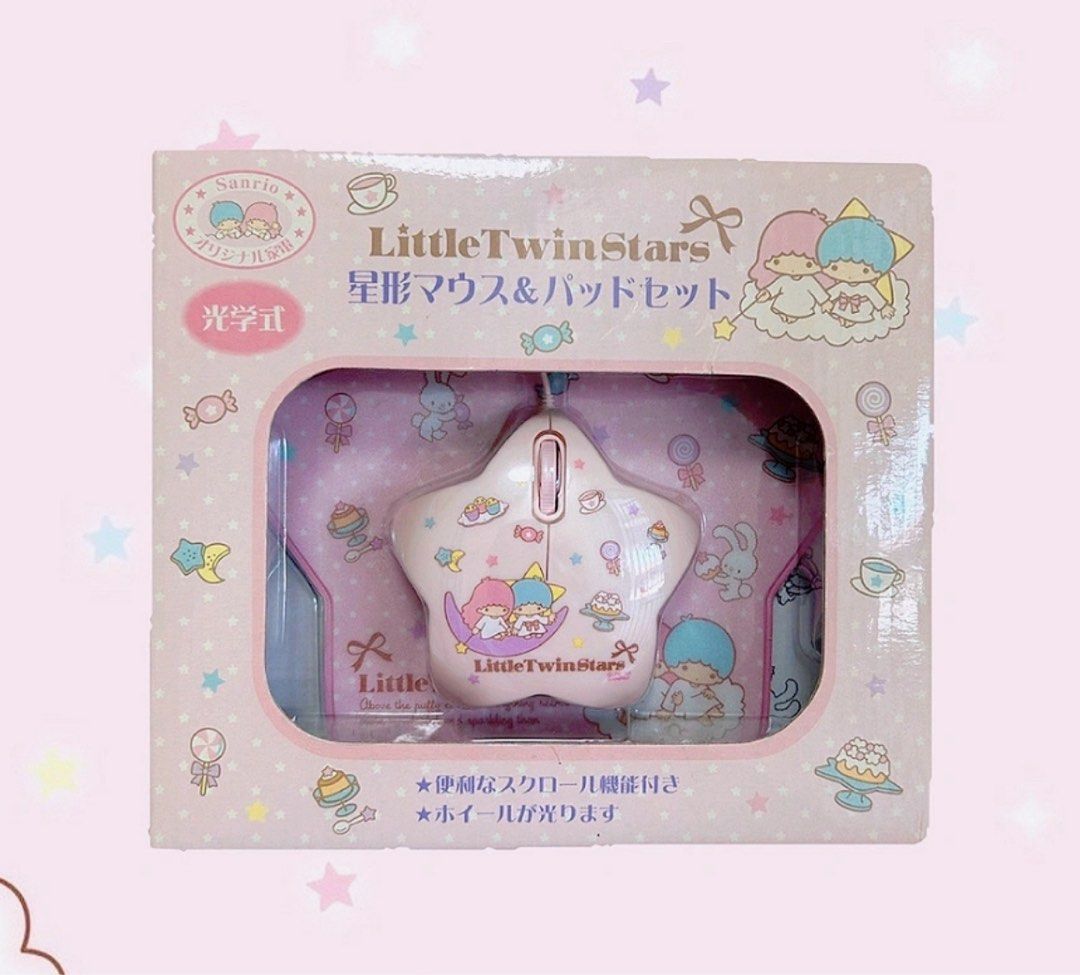 ☆レア☆ リトルツインスターズ 2010 星形マウス&パッドセット