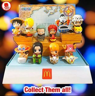 Mcdonalds One Piece 2014 Complete Set (SEALED)