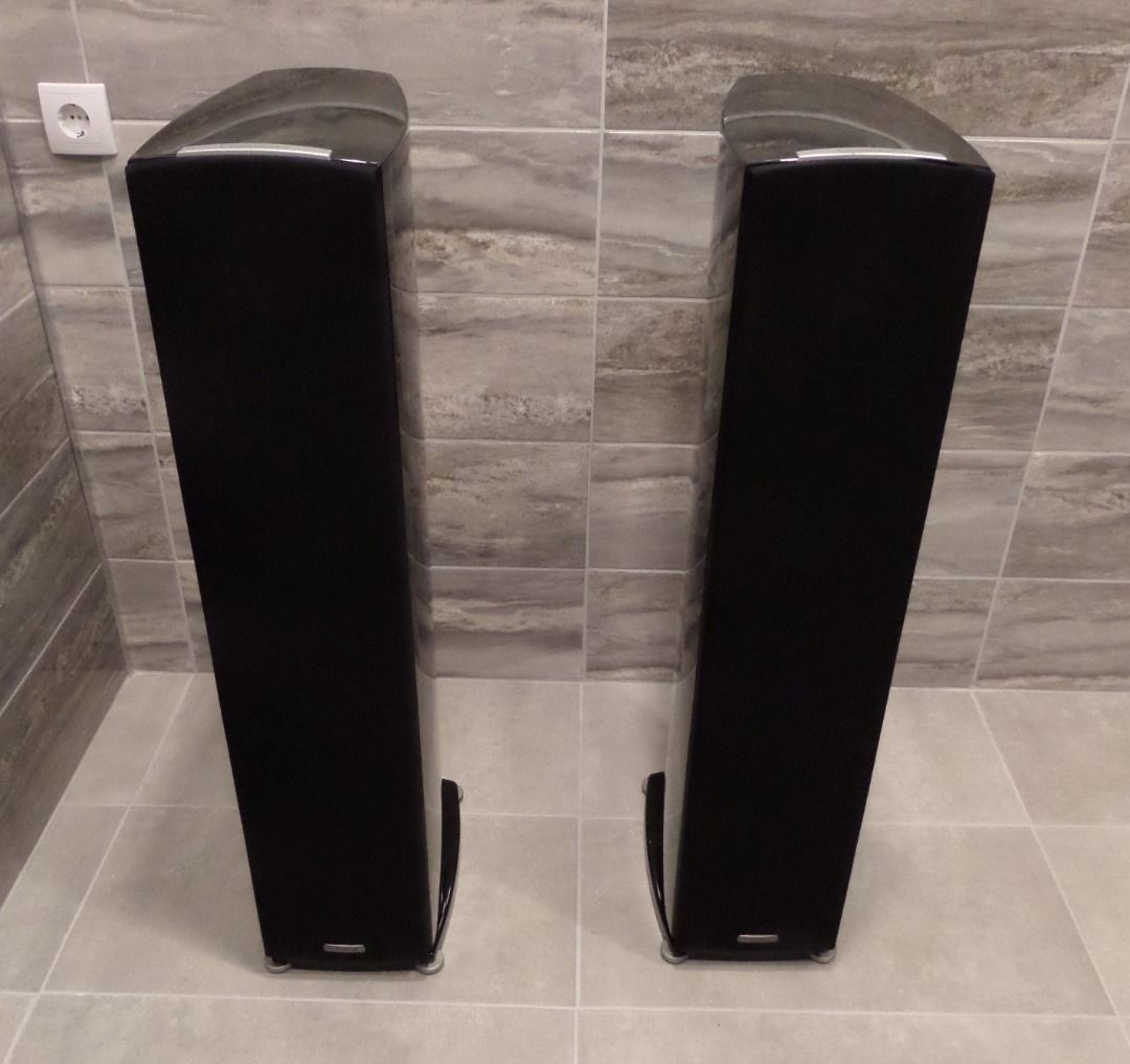 Mission SX3 Floorstander | Display Set, Unused | Previously $2600 | (Category: Soundbars, Speakers & Amplifiers) located in Singapore. Submitted by soundgasm (Listing ID 1368980602, Image 3). Description: This speakers has composite alloy based diaphragms of the midrange and bass units which provide detailed sonic performance and extremely low distortion. So you have clean sound throughout, i.e. no distortions. The sound of Mission SX3 is really 