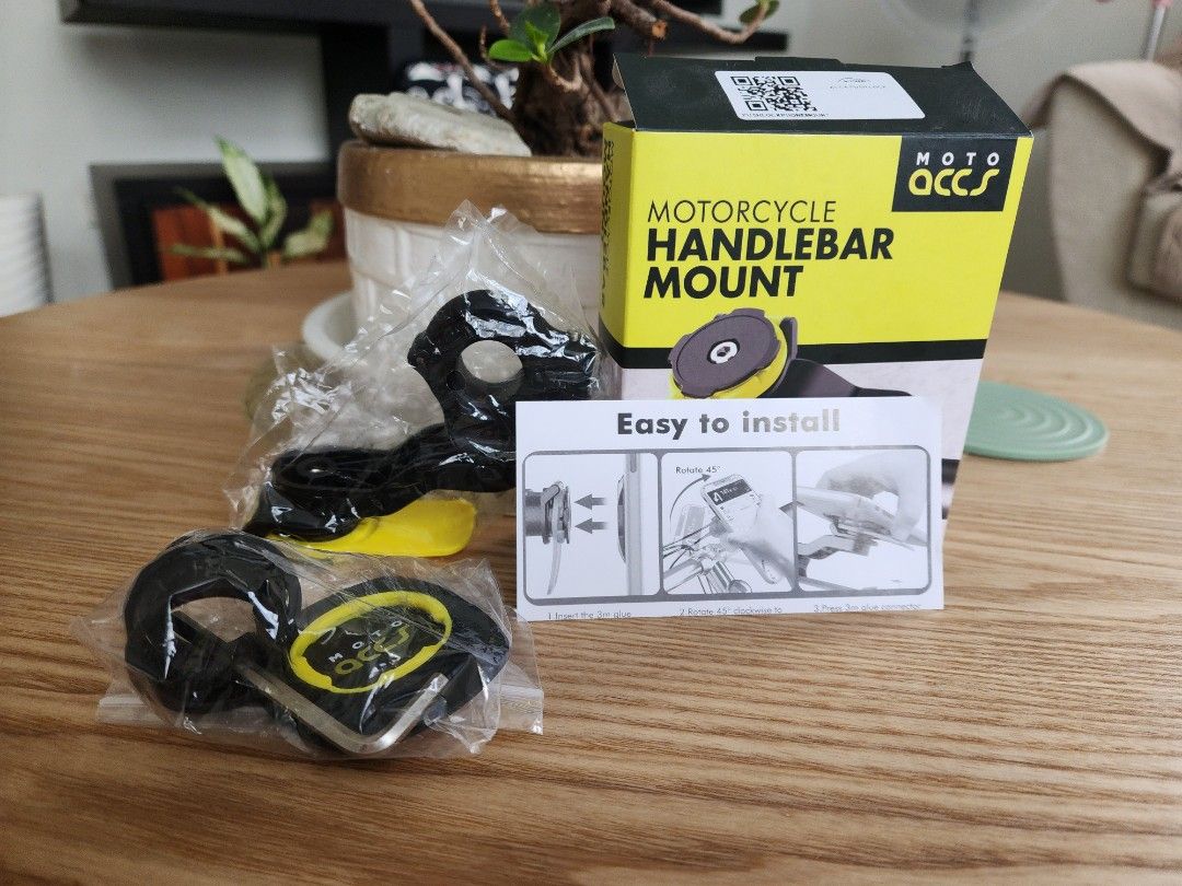 MOTO ACCS Motorcycle Handlebar Mount (negotiable) (Category: Other Motorcycles Parts and Accessories) located in Quezon City. Submitted by equi819 (Listing ID 1368986931, Image 3). Description: Never been used, negotiable price. ★Shipping fee is covered by the buyer. ★No refunds for lost or damaged items after shipping. I will make sure that the item is packed well. ★More pictures and videos available upon request. MOD: jnt ggx lalamove MOP: gcas