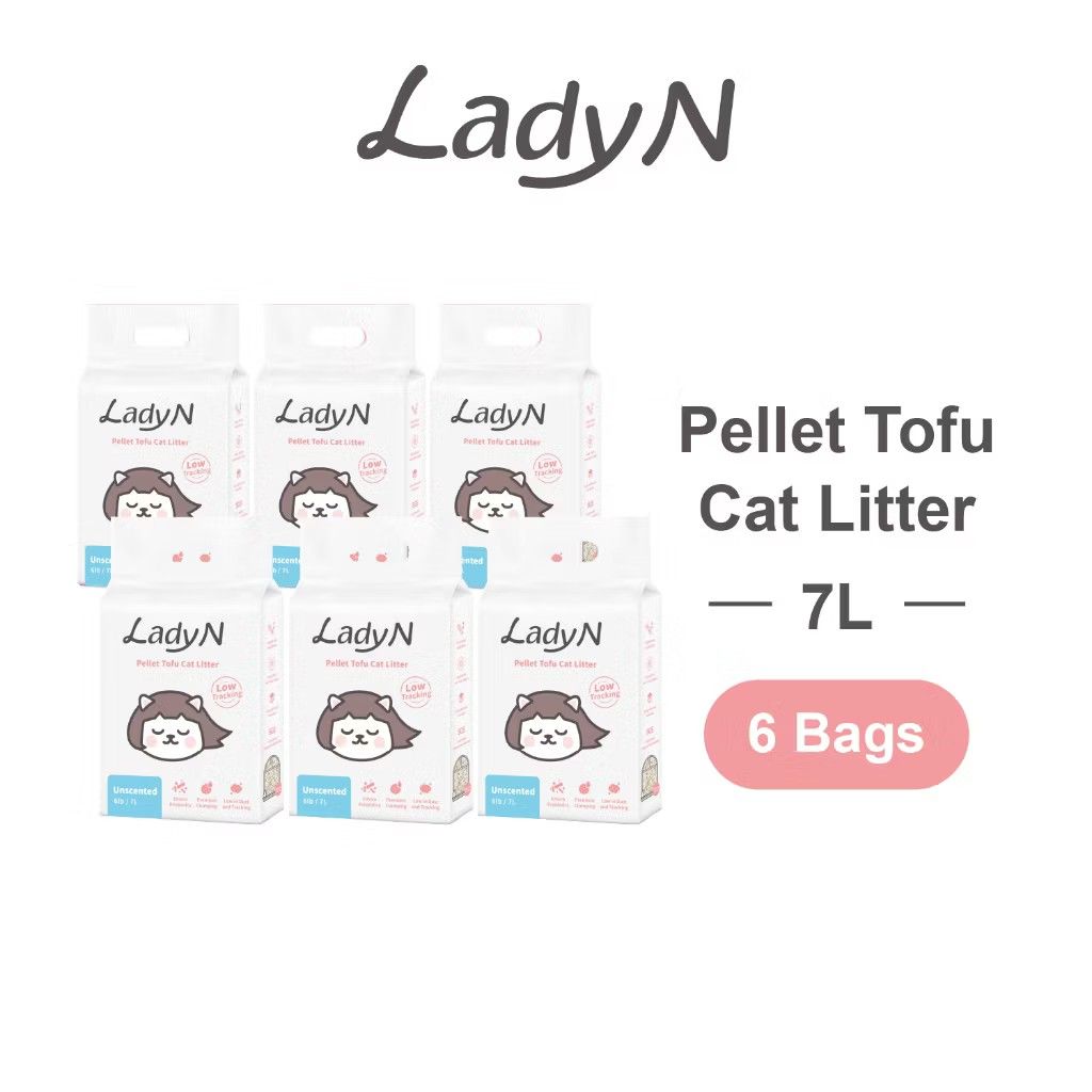 Pellet tofu cat litter (Category: Homes & Other Pet Accessories) located in Singapore. Submitted by christina.zheng (Listing ID 1369017235, Image 1). Description: brand new. 7 packs available. 1 for 10. take more can nego..