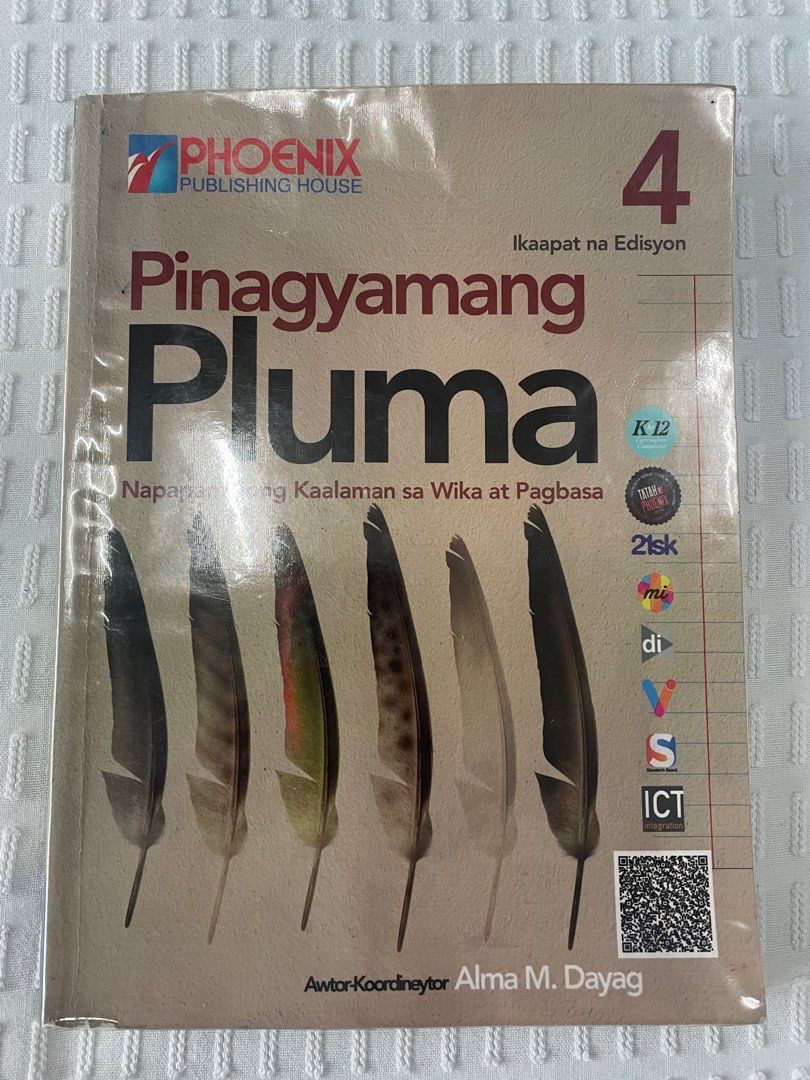 Pinagyamang Pluma 4 (Category: Textbooks) located in Manila. Submitted by sheldon_sun (Listing ID 1369017104, Image 1). Description: Slightly used with some pages with answers in pencil less than 10 pages with writings..