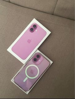 PINK IPHONE 16 128gb 100% BH