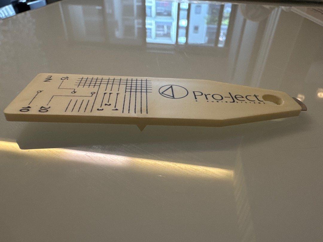 Project turntable Protractor & tracking force guage63222776236290111