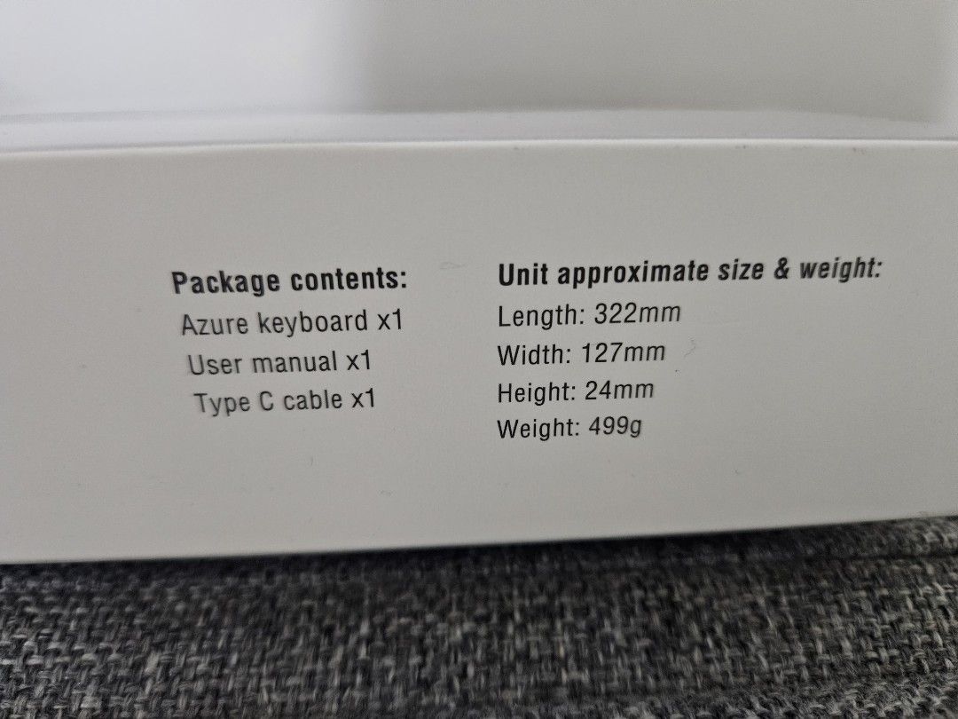 Redragon azure 75% low profile keyboard (Category: Computer Keyboard) located in Santa Rosa. Submitted by acleancloset (Listing ID 1368968963, Image 3). Description: complete accessories except keycap puller check photos for details & inclusions hardly used.