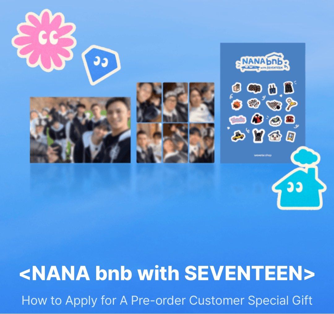seventeen nana bnb full set, Hobbies & Toys, Memorabilia & Collectibles,  K-Wave on Carousell