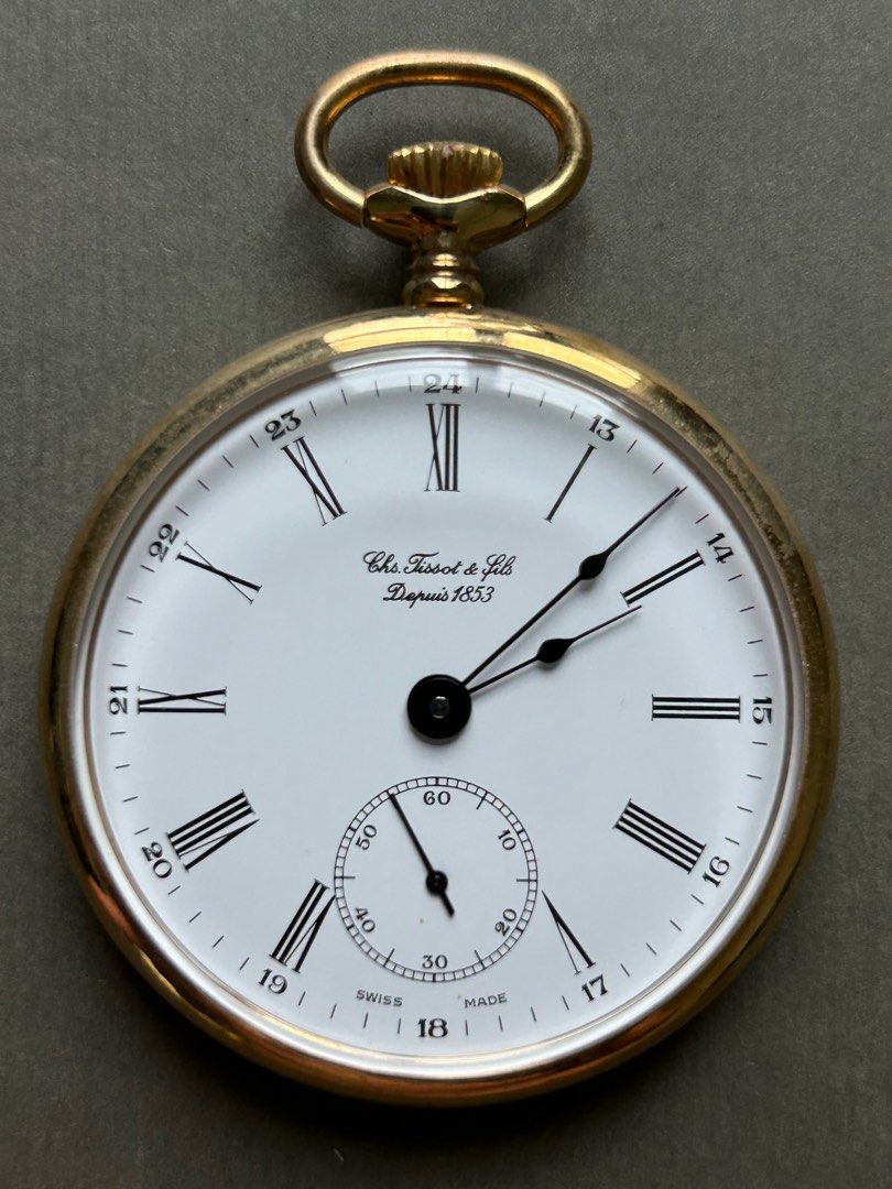 Tissot Guarantee Tissot Fils Depuis 1853 Pocket Watch Tissot