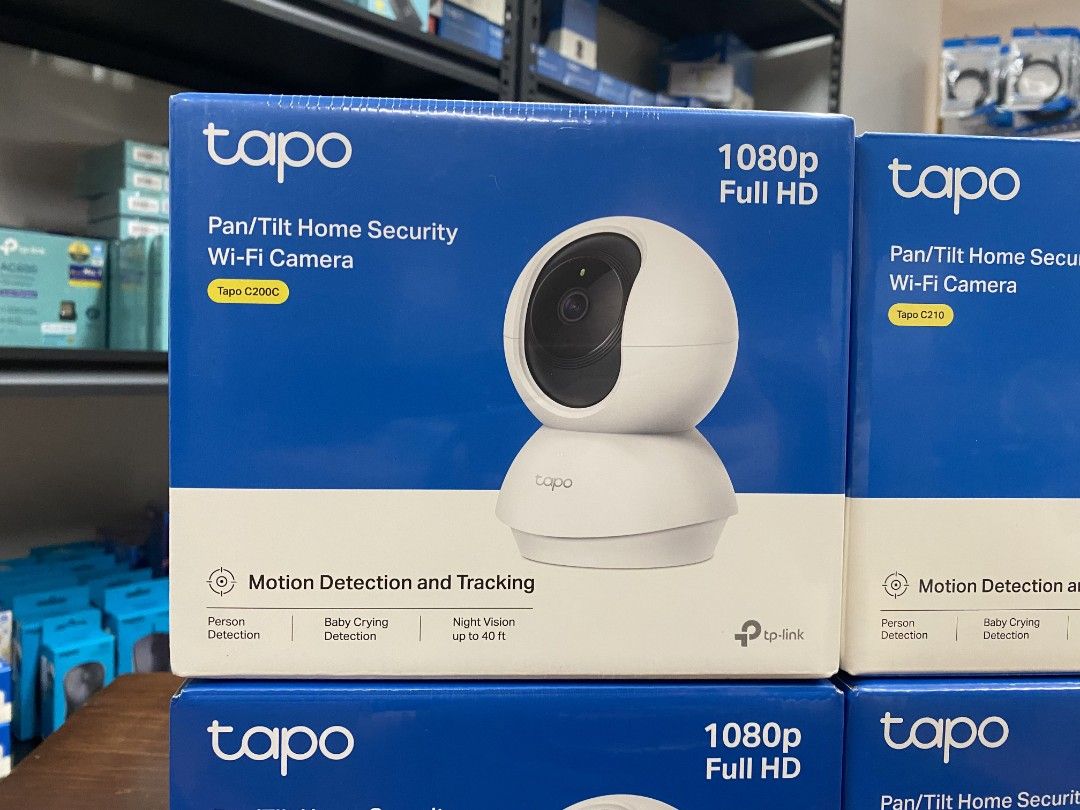 TP-Link Tapo Cctv Indoors (Category: Security Systems & CCTV Cameras) located in Pasig City. Submitted by techubstoreandaccessories (Listing ID 1368997505, Image 2). Description: 🔻 TP-Link Tapo Cctv Indoors ▪️TP-Link Tapo C200 1080p FHD Pan/Tilt Home Security Wi-Fi Camera ▪️TP-Link Tapo C200C 1080p FHD Pan/Tilt Home Security Wi-Fi Camera ▪️TP-Link Tapo C202 1080p FHD Pan/Tilt Home Security Wi-Fi Camera w/ Ethernet Port ▪️TP-Link Tapo C210 2K 3MP