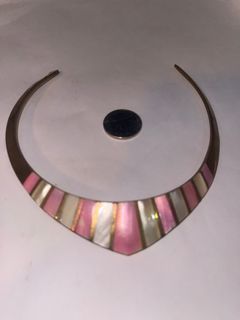 Vintage Necklace with mother of pearl used by Nagaland People