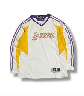 Vintage y2k Adidas LA Lakers Warm Up Jersey