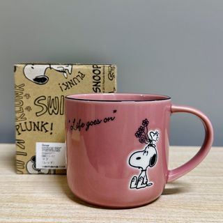 Yamaka Japan Peanuts Snoopy and Woodstock Ceramic Mug - Php 350  height: 8.2cm rim: 8:5cm