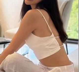 ZARA BNWT Linen Blend Sleeveless Backless Top