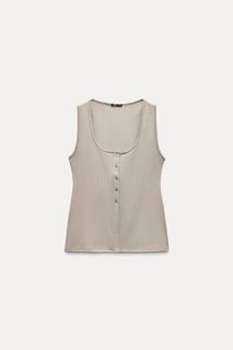 Zara Button Top
