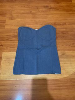 Zara Corset-like Tube Top y2k vintage 90s