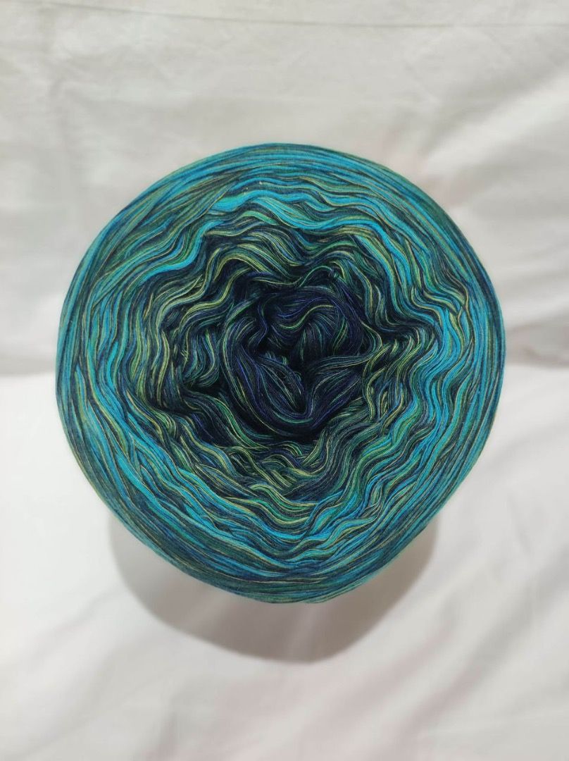 16 ply ombre cotton yarn (Category: Handmade Craft) located in Cainta. Submitted by kclosetcleanup (Listing ID 1369199839, Image 2). Description: 16 ply ombre cotton yarn - bought from Crocheted by Carisse - P320 per yarn cake - 1 pc available per design.