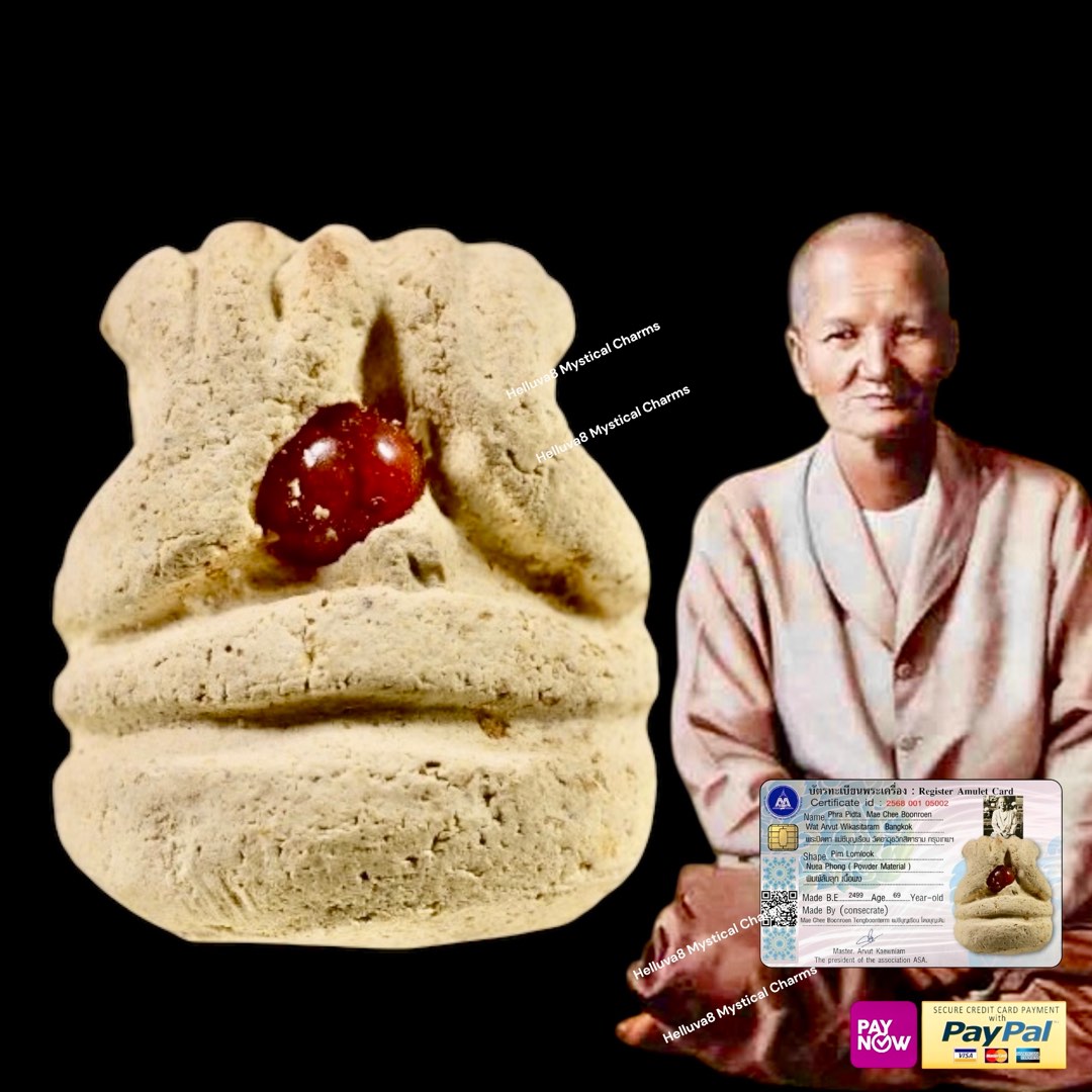 2499 Mae Chee Boonreun Phra Pidta Phim Lomlook, Wat Awut Wikasitaram ...