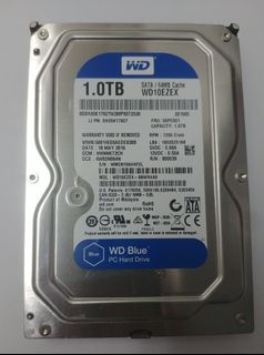 2隻有問題WD 1TB Harddisk
