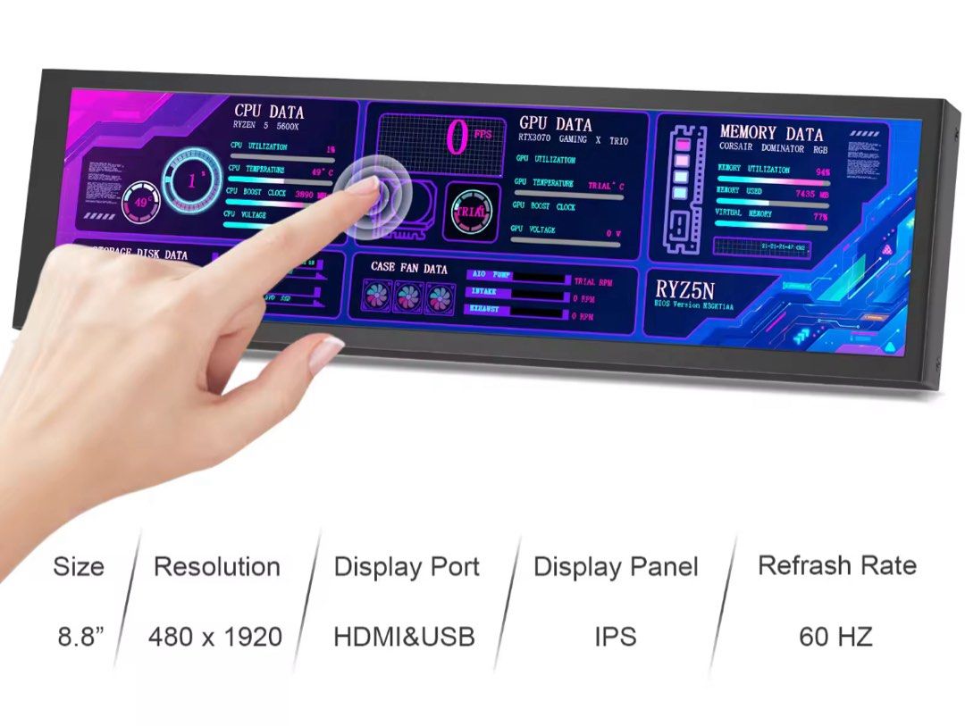 8.8 inch LCD display63073564520579111