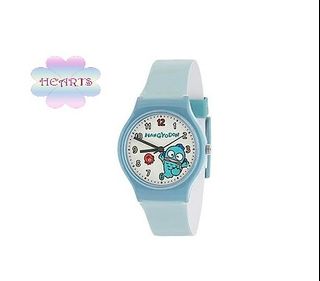 日本直送  Sanrio Hangyodon 水怪 淺藍色 兒童  手錶 watch  #C202505044  (現貨)64204533466627110